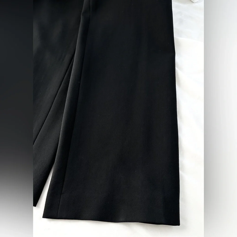Giorgio Armani Women's Black Wool High Waist Dress Pants Italy size 36 or 4 - Picture 7 of 12